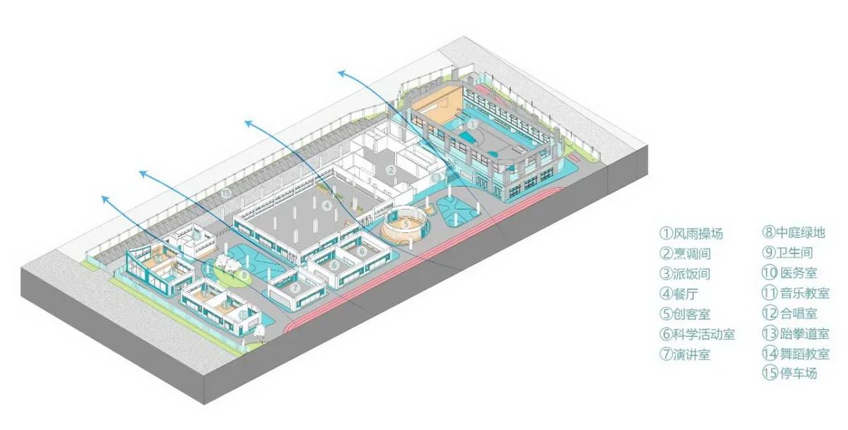 龍江外國語學校附屬小學旺崗小學改造 建筑設(shè)計 / 豎梁社建筑